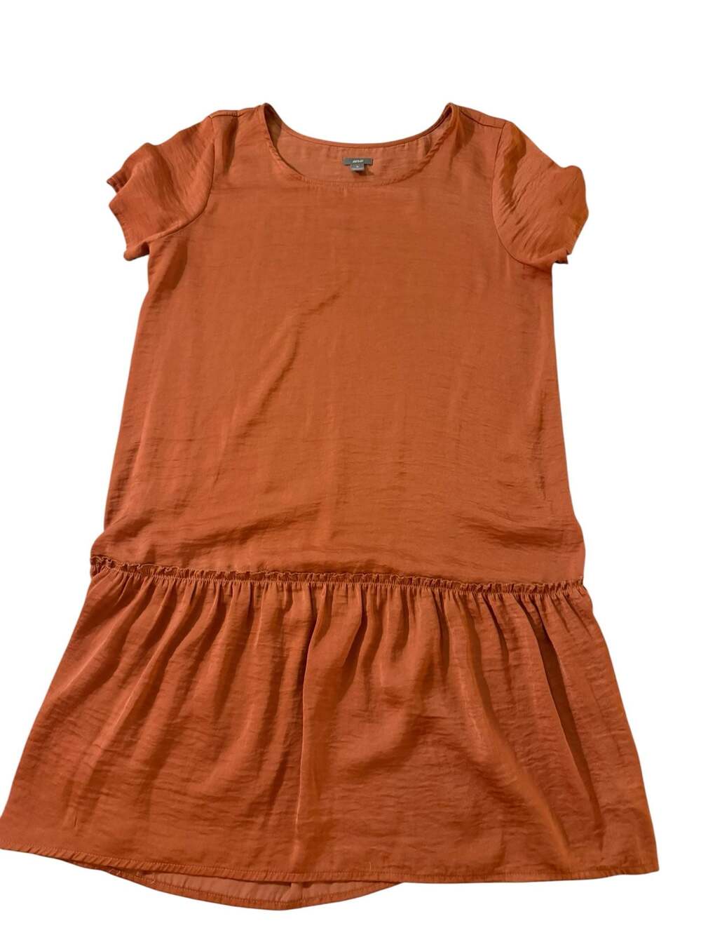 Aerie Women's Size M Dusty Rose Short Sleeve Drop Waist Mini Dress